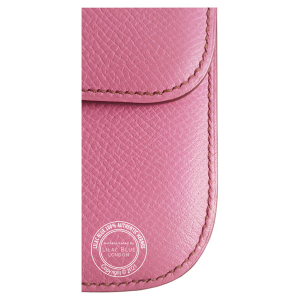 Hermès Constance 14cm Micro Bubblegum Pink Epsom PHW - Preloved