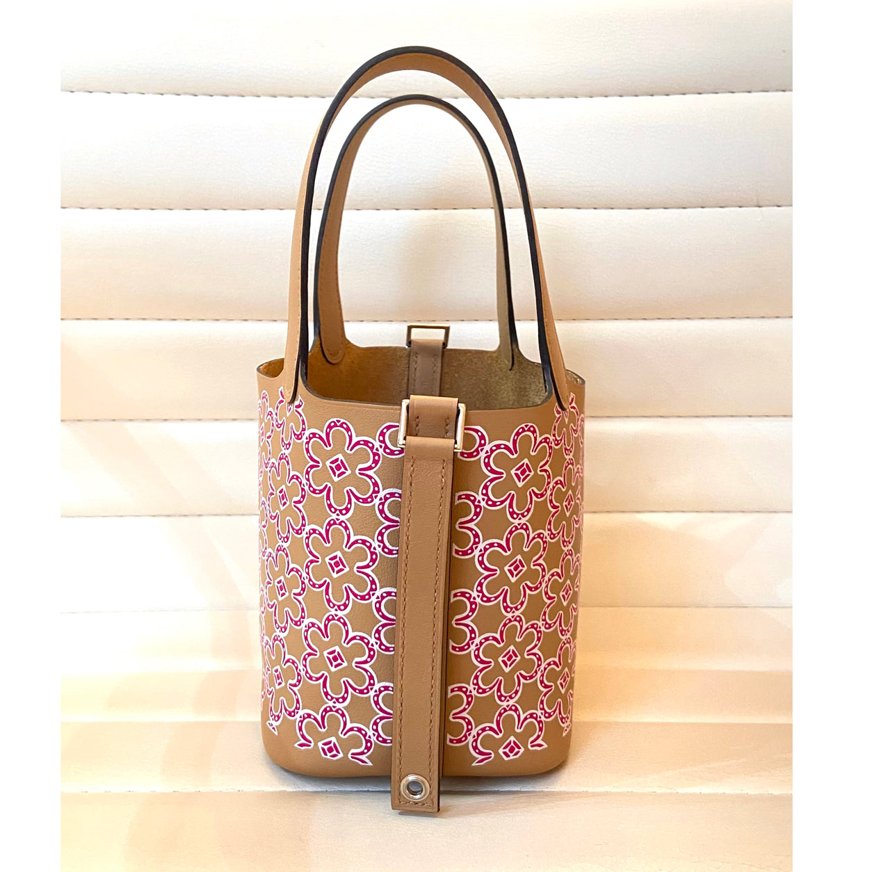 Hermes Picotin 14cm Chai Micro Lucky Daisy Swift PHW