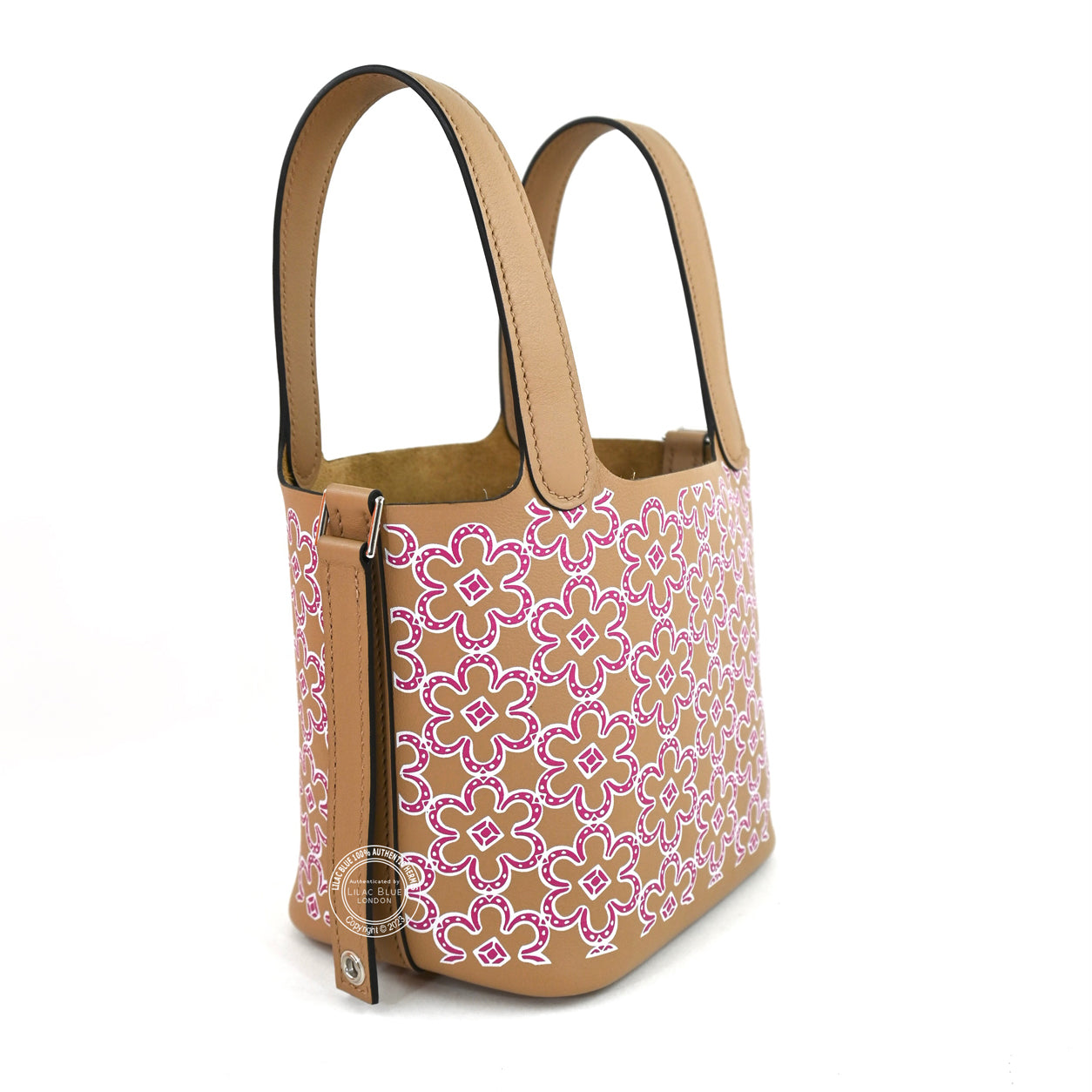 Hermes Picotin 14cm Chai Micro Lucky Daisy Swift PHW