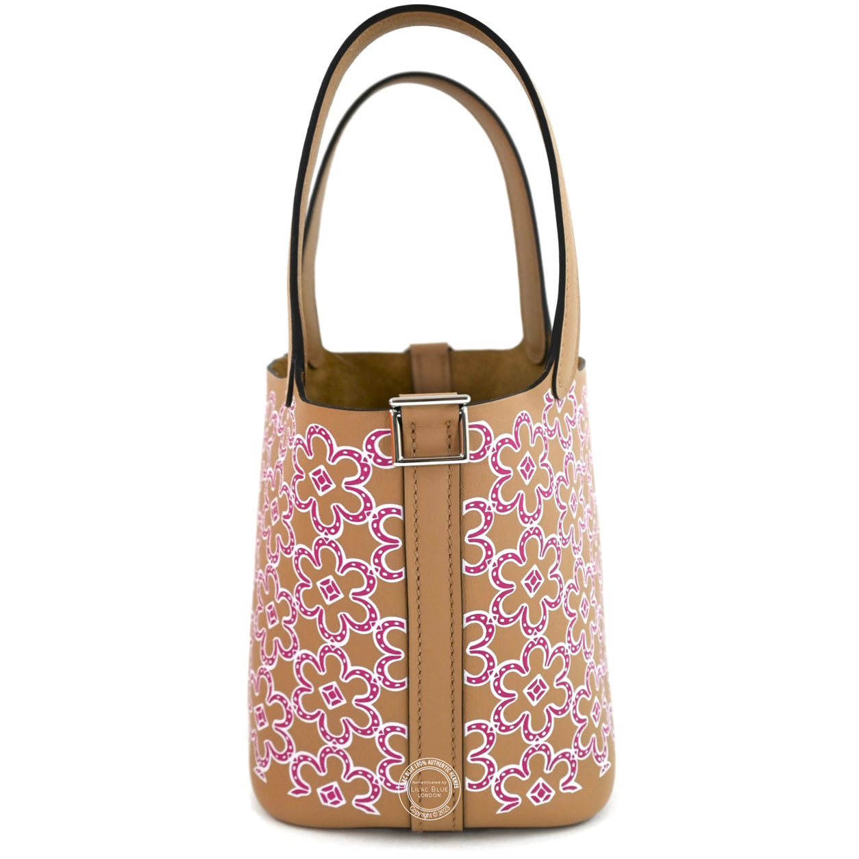 Hermes Picotin 14cm Chai Micro Lucky Daisy Swift PHW