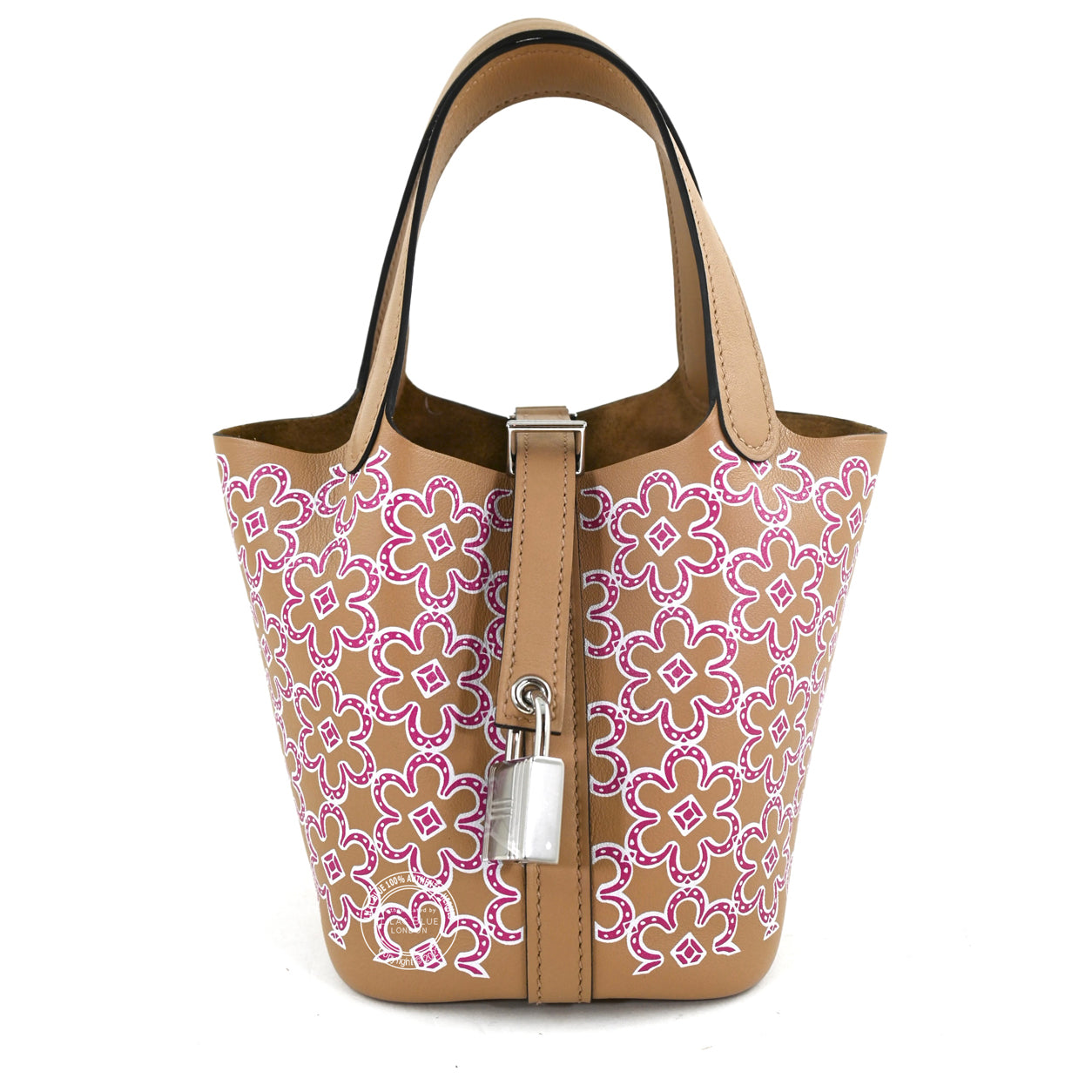 Hermes Picotin 14cm Chai Micro Lucky Daisy Swift PHW