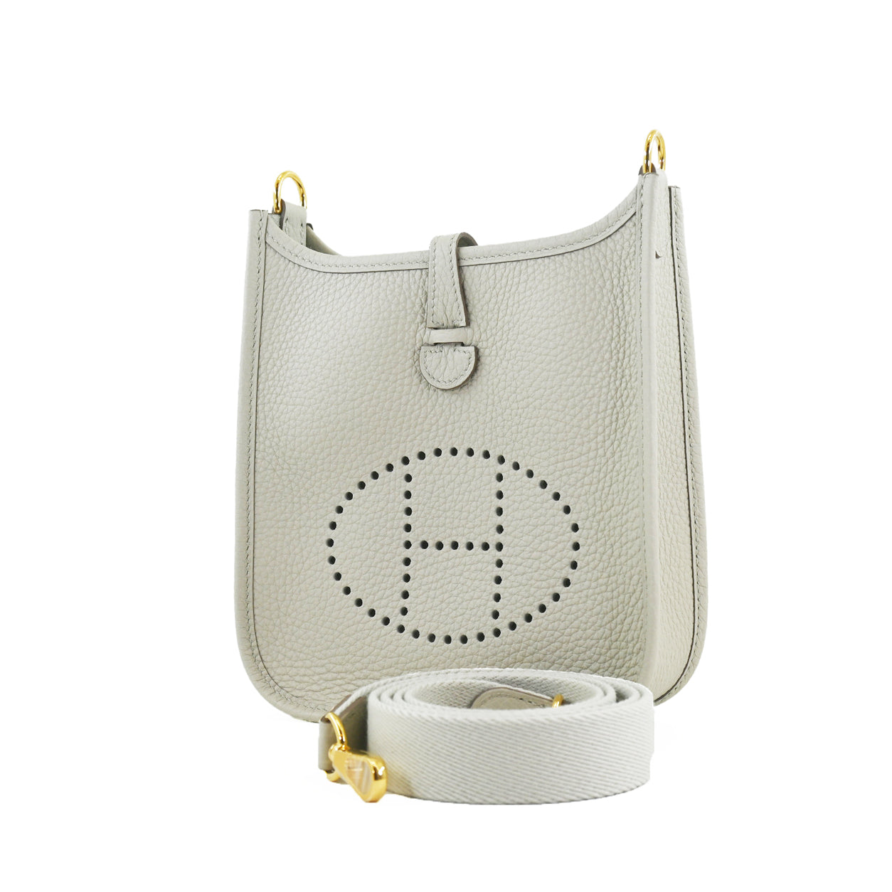 Hermès Evelyne 16cm Beton Clemence GHW