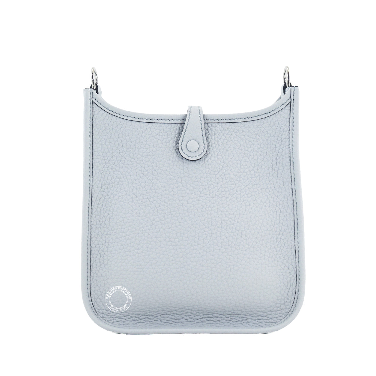 Hermès Evelyne 16cm Bleu Pale Clemence PHW