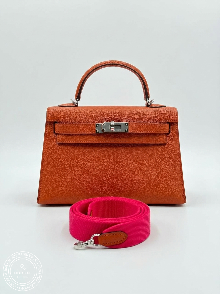 Hermès Kelly 20cm Cuivre Chèvre PHW