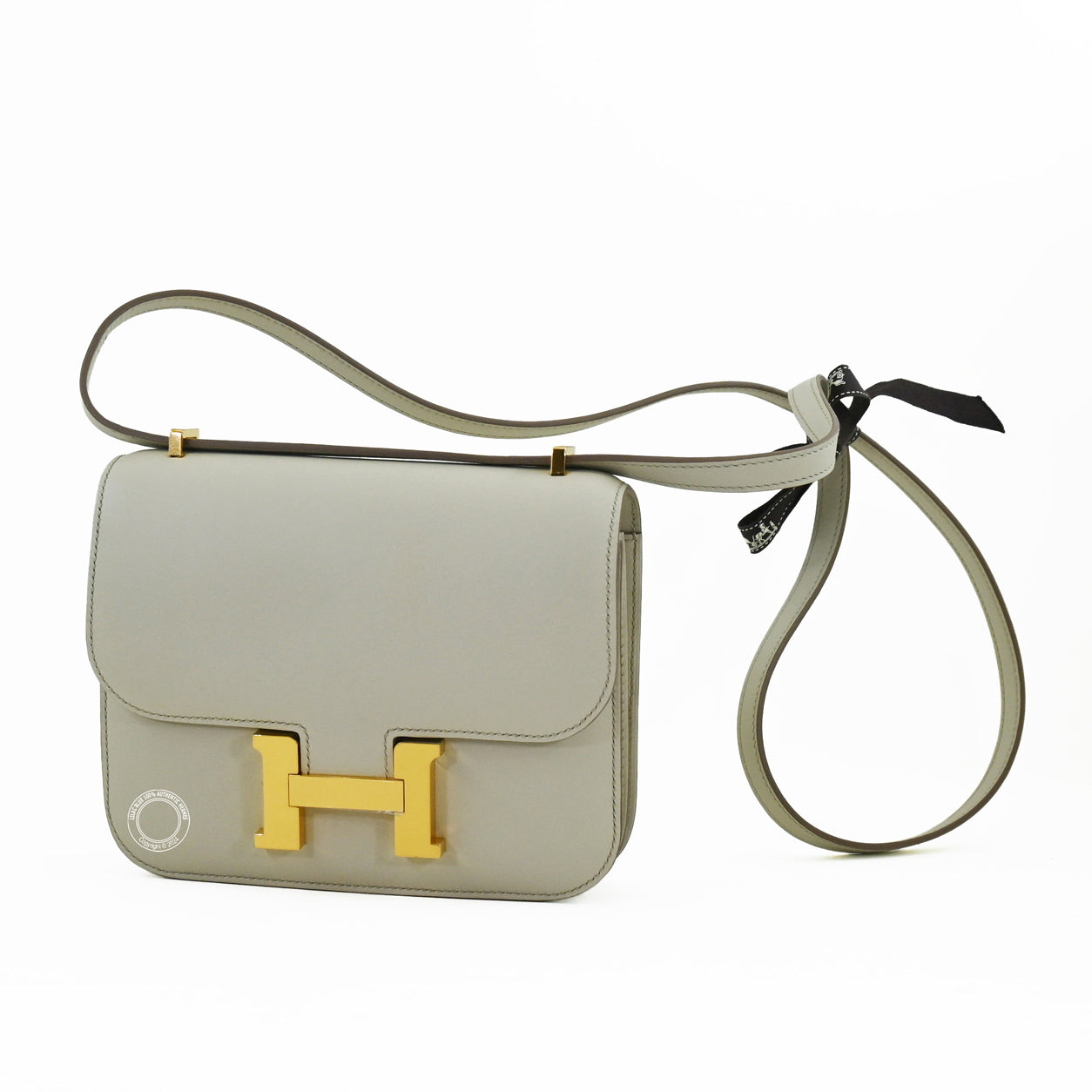 Hermès Constance 18cm Beton Swift GHW