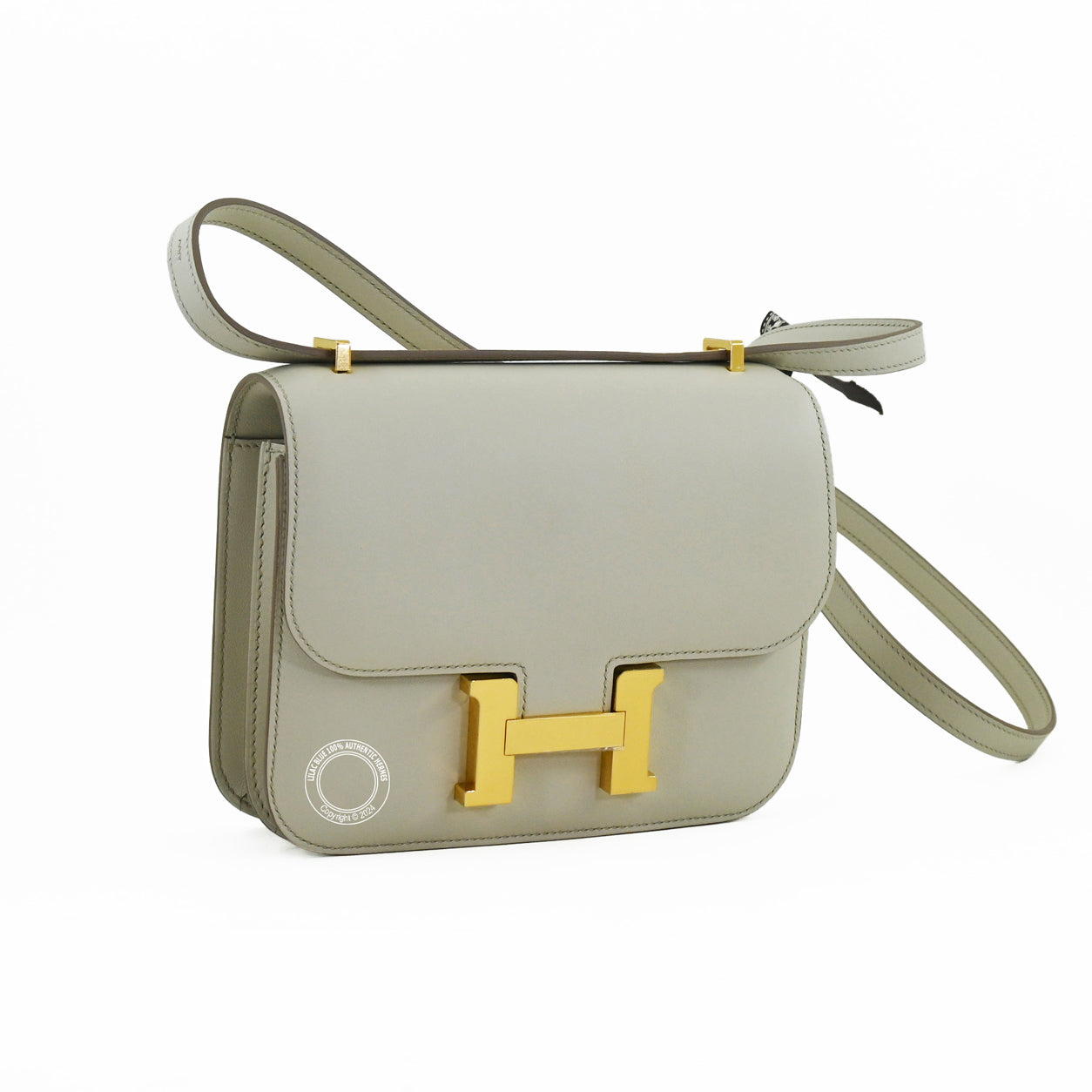 Hermès Constance 18cm Beton Swift GHW