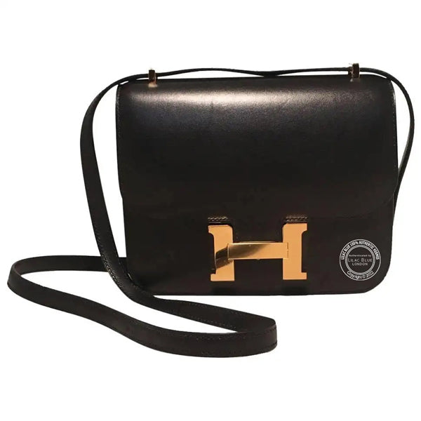 Hermès Constance 18cm Black Box GHW