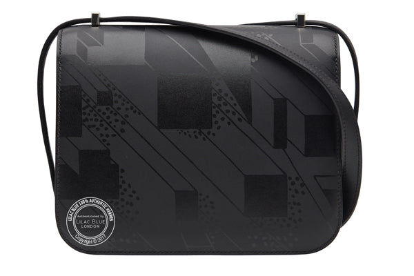 Hermès Constance 18cm Black "Imprime" Sombrero Black Hardware