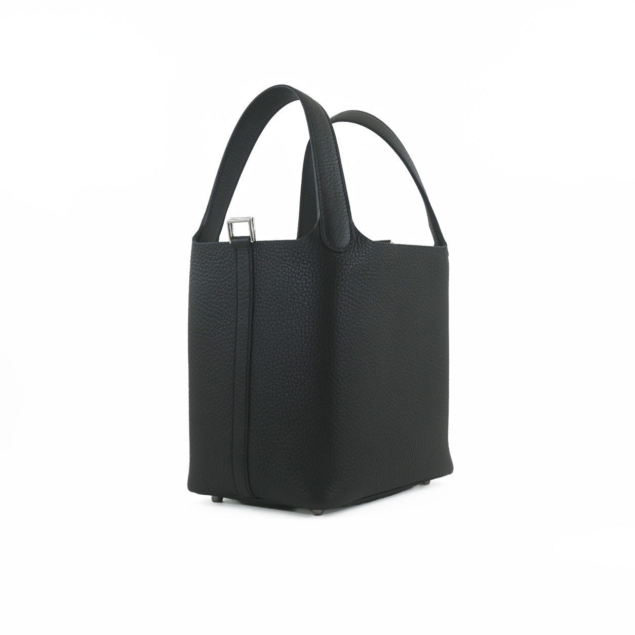 Hermès Picotin 18cm Black Clemence PHW