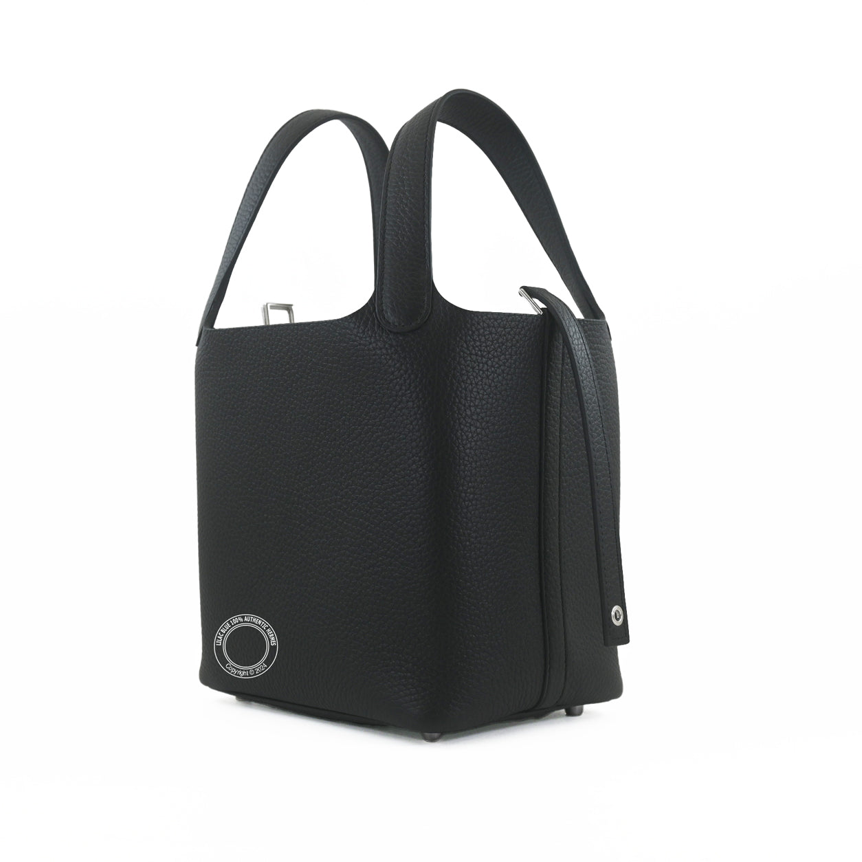 Hermès Picotin 18cm Black Clemence PHW