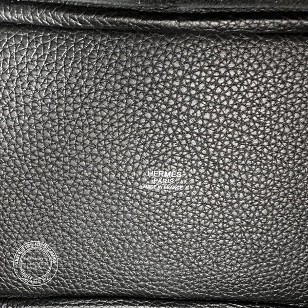 Hermès Picotin 18cm Black Clemence PHW