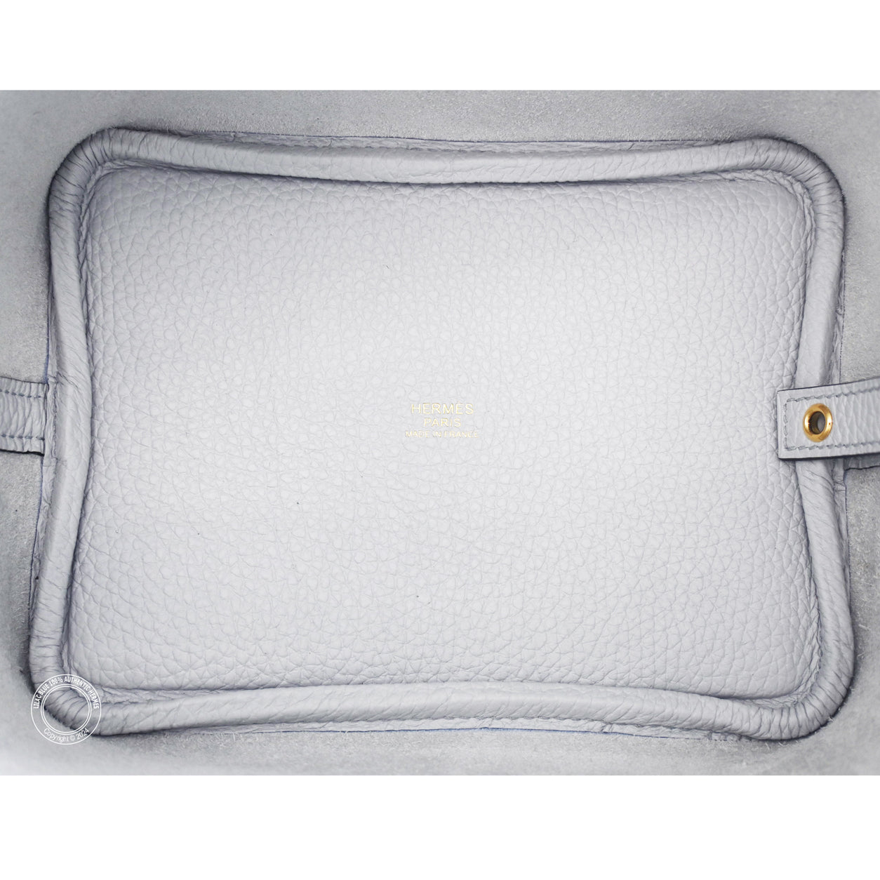 Hermès Picotin 18cm Bleu Pale Clemence GHW