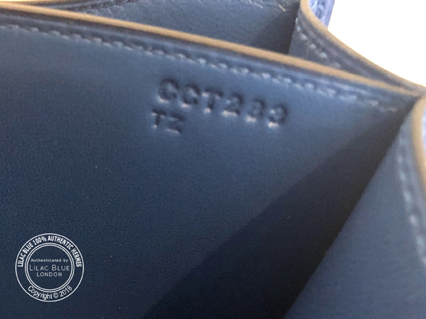 Hermès Constance 18cm Bleu Zellige Epsom PHW