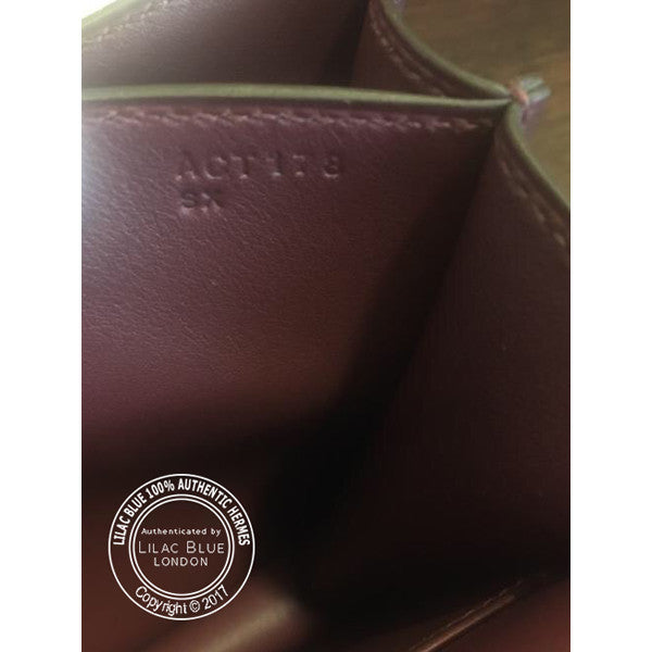 Hermès Constance 18cm Bordeaux Swift PHW