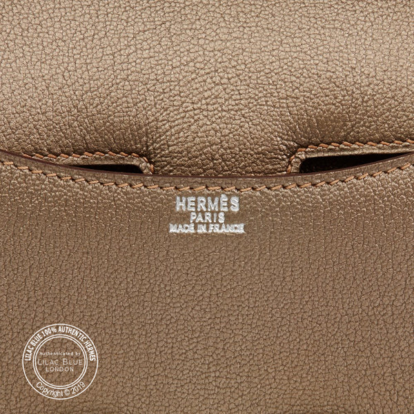 Hermès Constance Metallic Bronze Chevre Ruthenium - Preloved