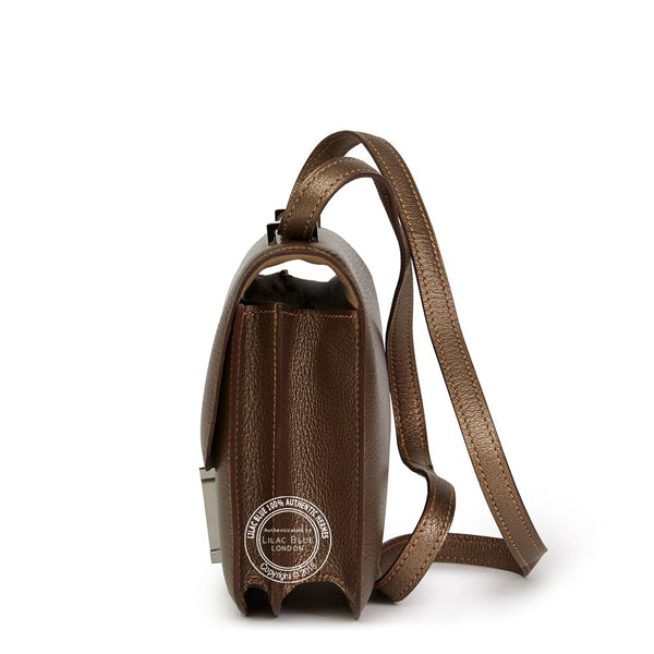 Hermès Constance Metallic Bronze Chevre Ruthenium - Preloved