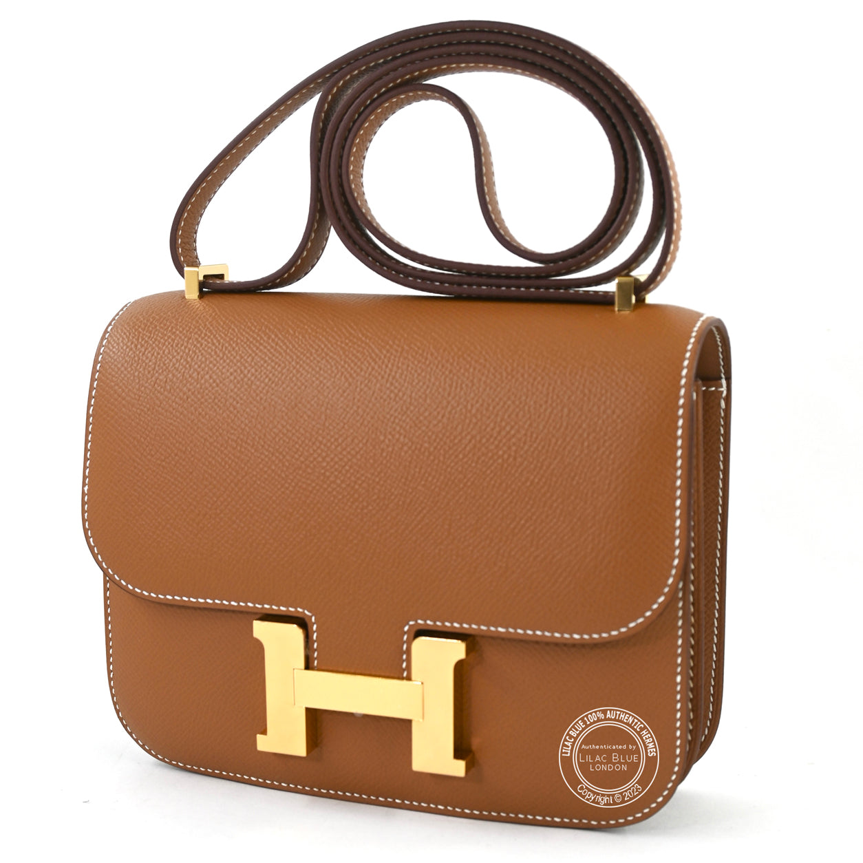 Hermès Constance 18cm Gold Epsom GHW
