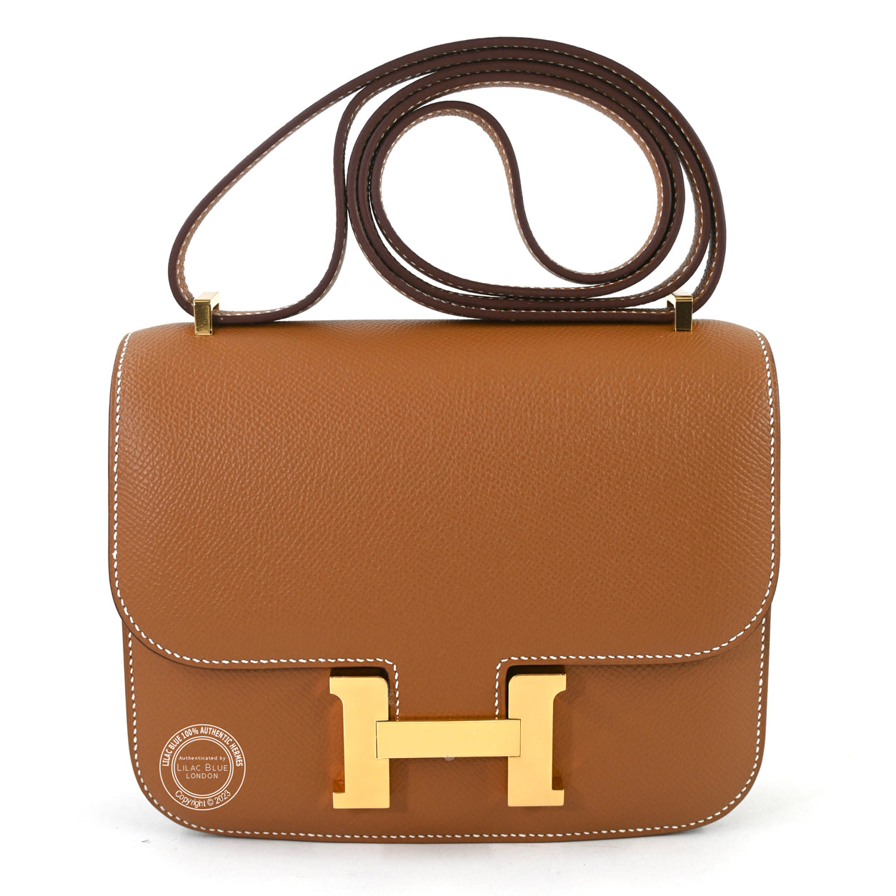 Hermès Constance 18cm Gold Epsom GHW
