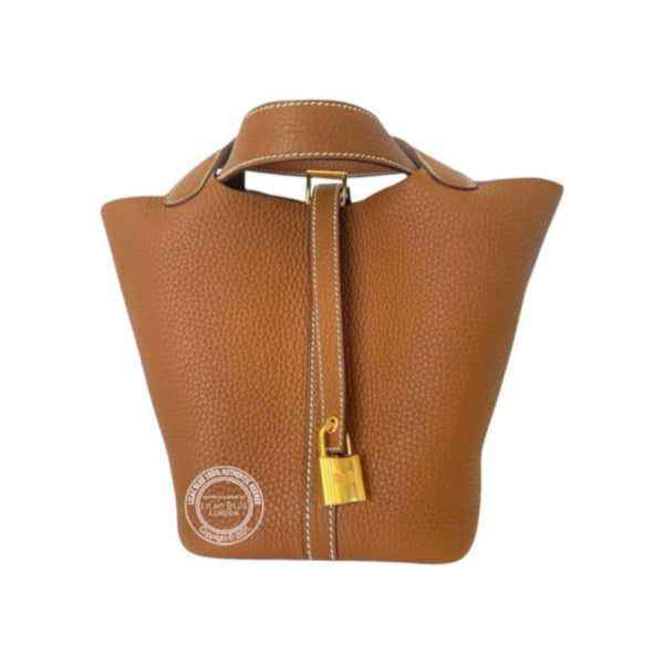 Hermès Picotin 18cm Gold Clemence GHW