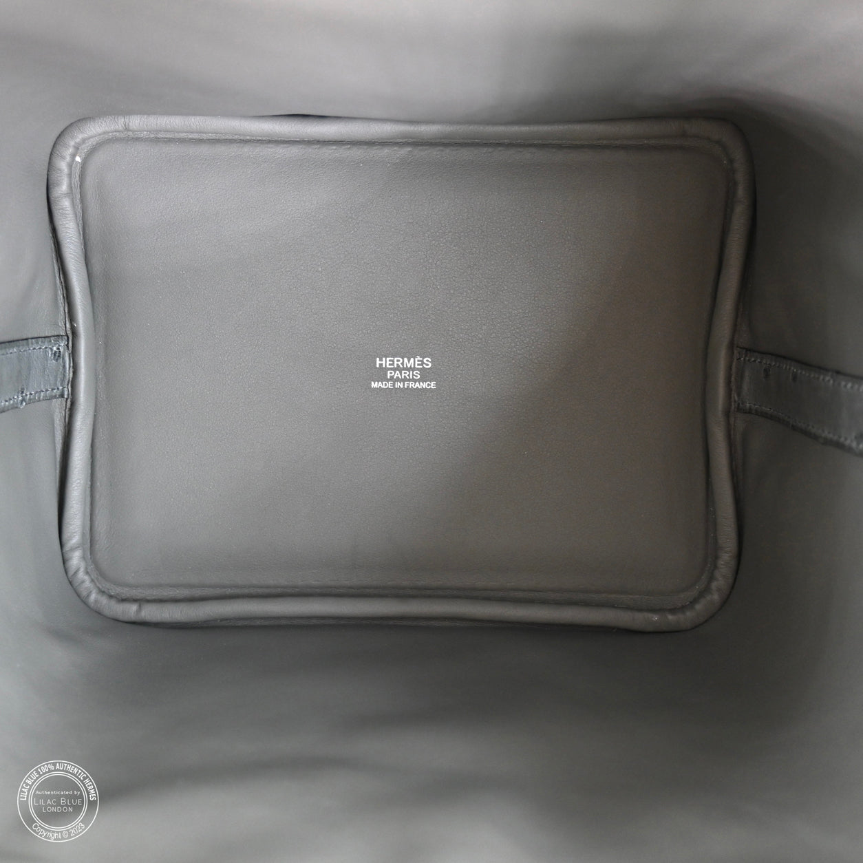 Hermès Picotin 18cm Gris Meyer Ostrich PHW