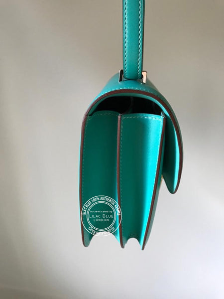 Hermès Constance 18cm Lagoon Tadelakt PHW