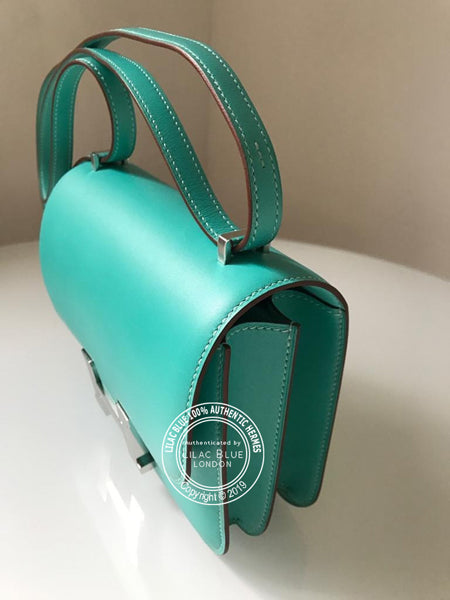 Hermès Constance 18cm Lagoon Tadelakt PHW