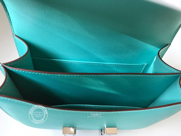 Hermès Constance 18cm Lagoon Tadelakt PHW