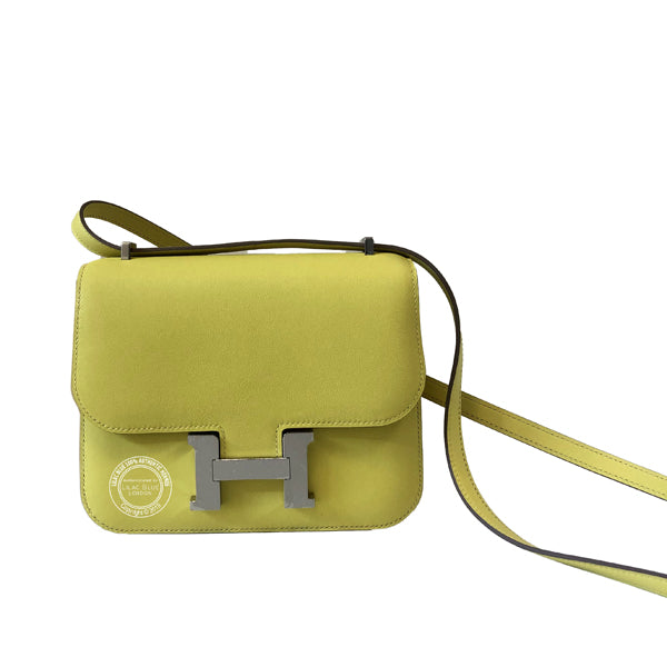 Hermès Constance 18cm Lime Swift PHW
