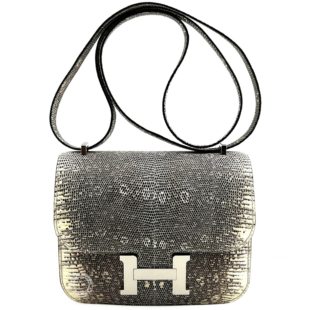 Hermès Constance 18cm Ombre Lizard PHW