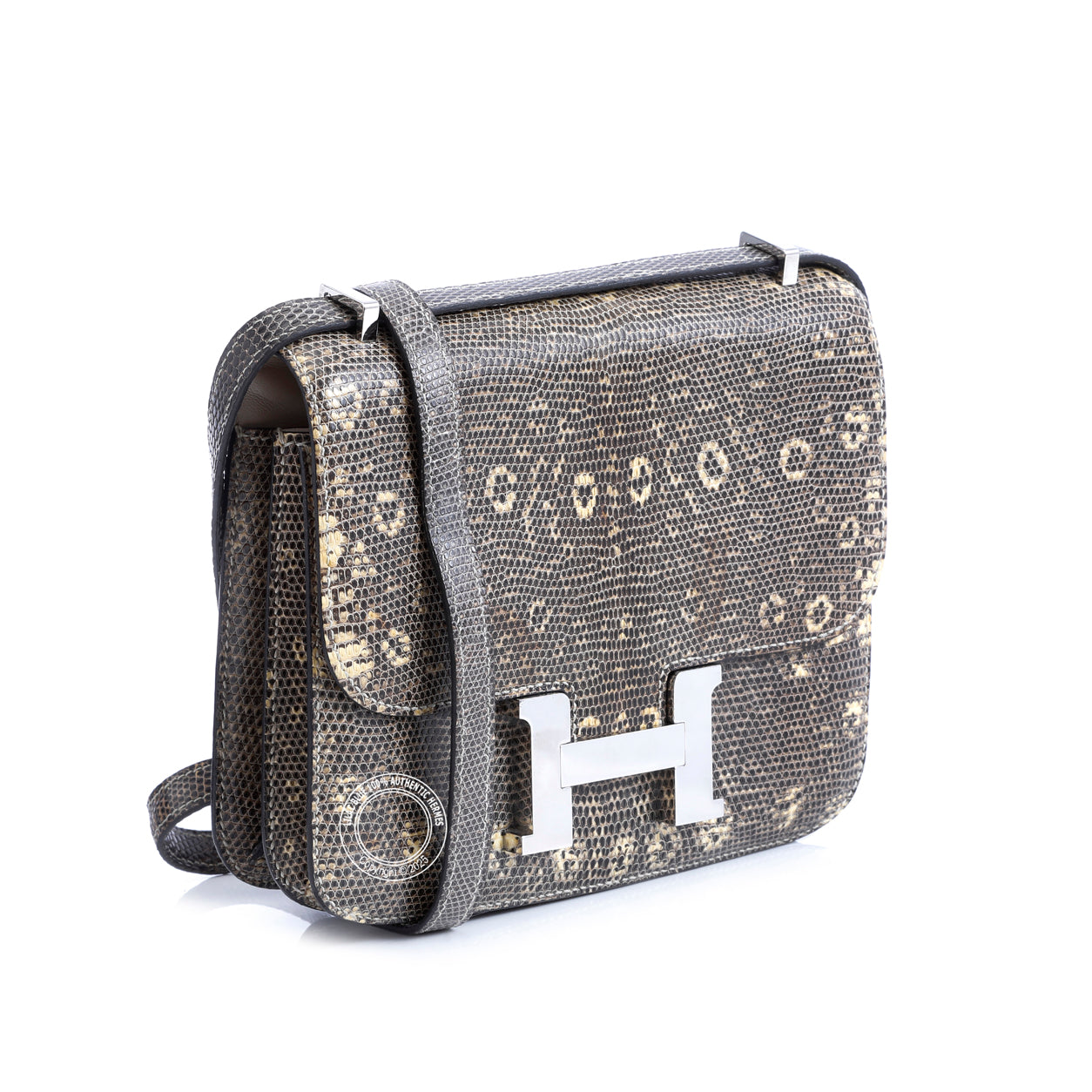 Hermes Constance 18cm Ombre Lizard PHW - Preloved