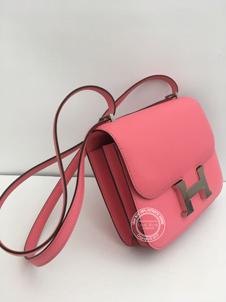 Hermès Constance 18cm Rose Azalee Swift PHW