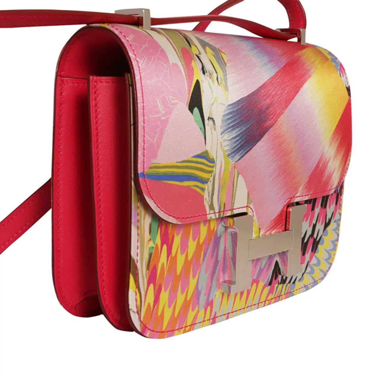 Hermès Constance 18cm Marble Silk PHW