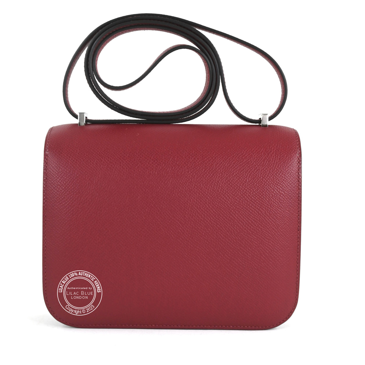 Hermes Constance 18cm Rouge Grenat Epsom PHW