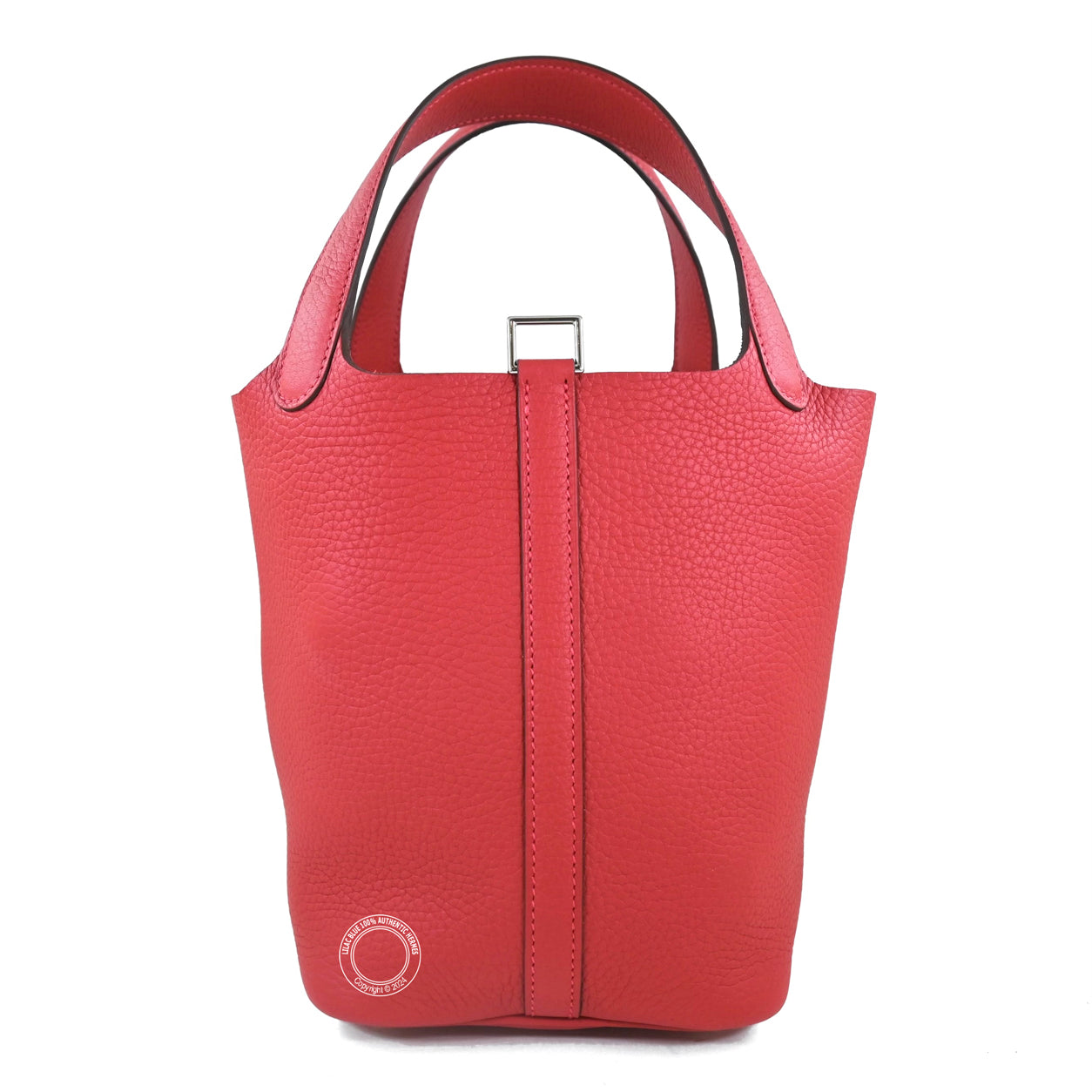 Hermès Picotin 18cm Vermillion Clemence PHW