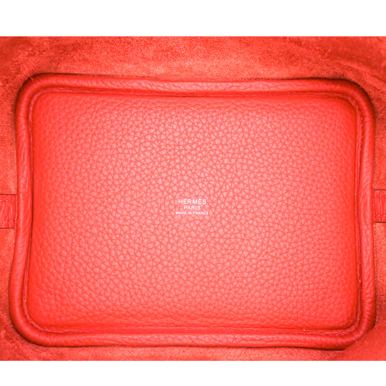 Hermès Picotin 18cm Vermillion Clemence PHW