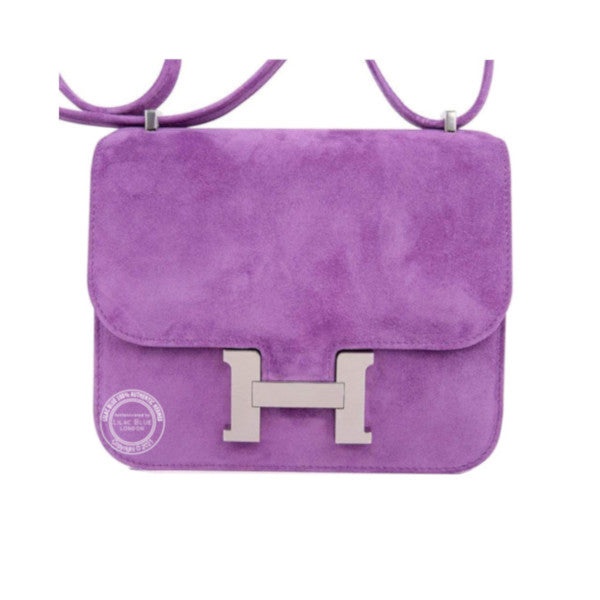 Hermès Constance 18cm Violet Clair Doblis PHW