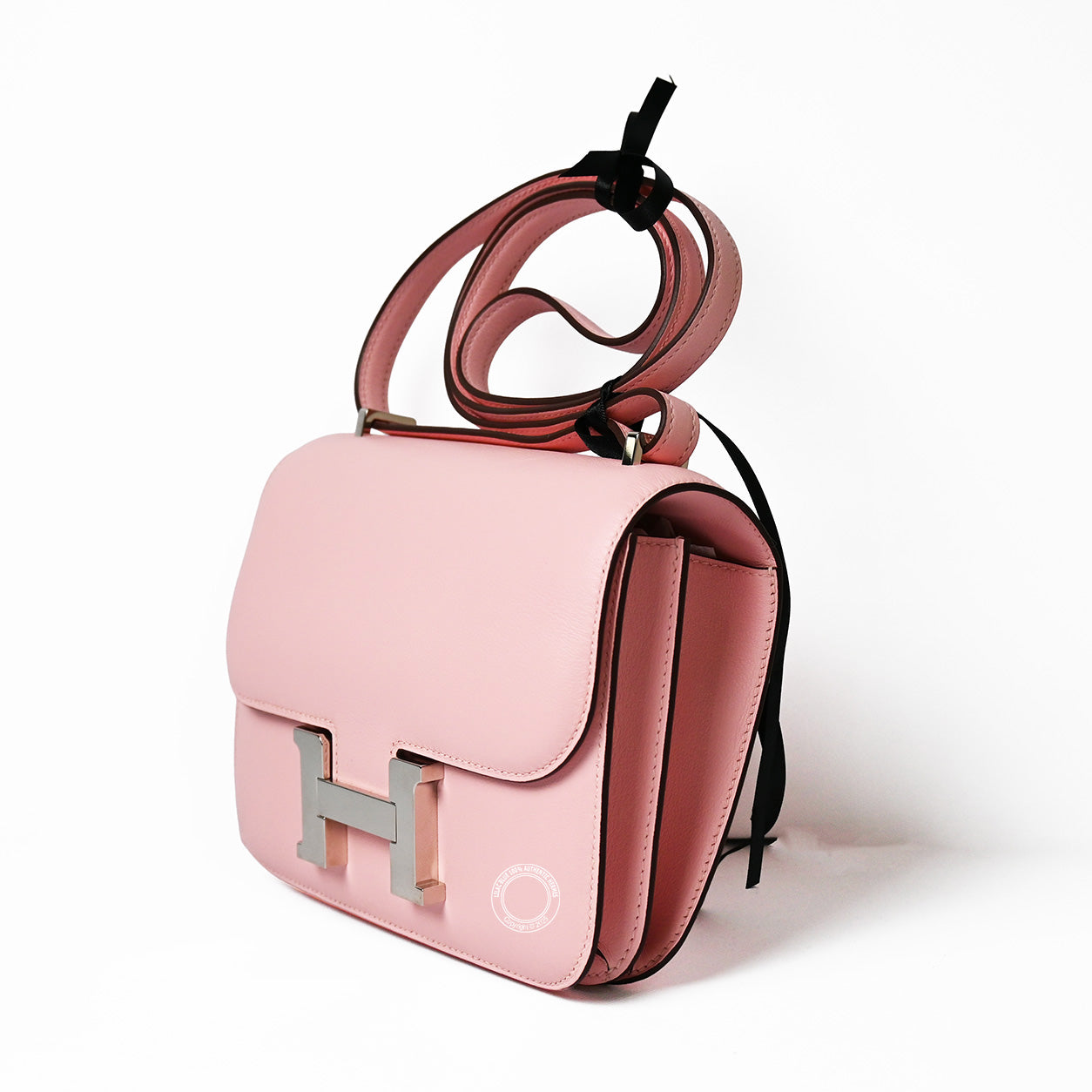 Hermès Constance 18cm Rose Sakura Swift PHW