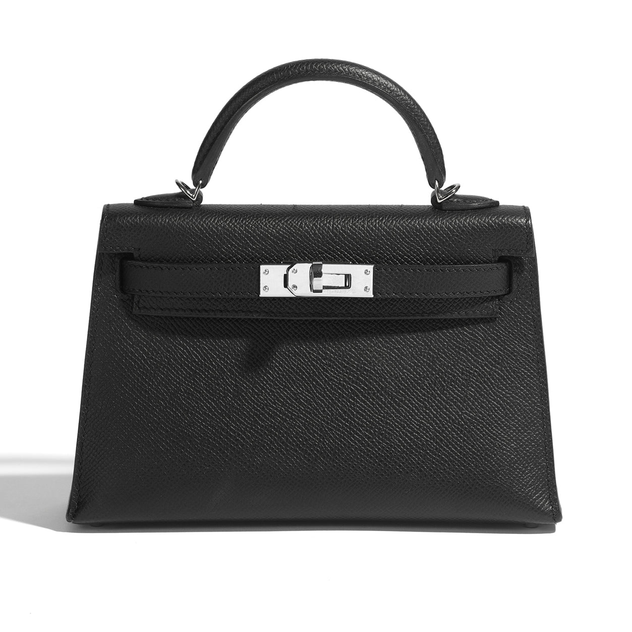 Hermès Kelly 20cm Black Epsom PHW