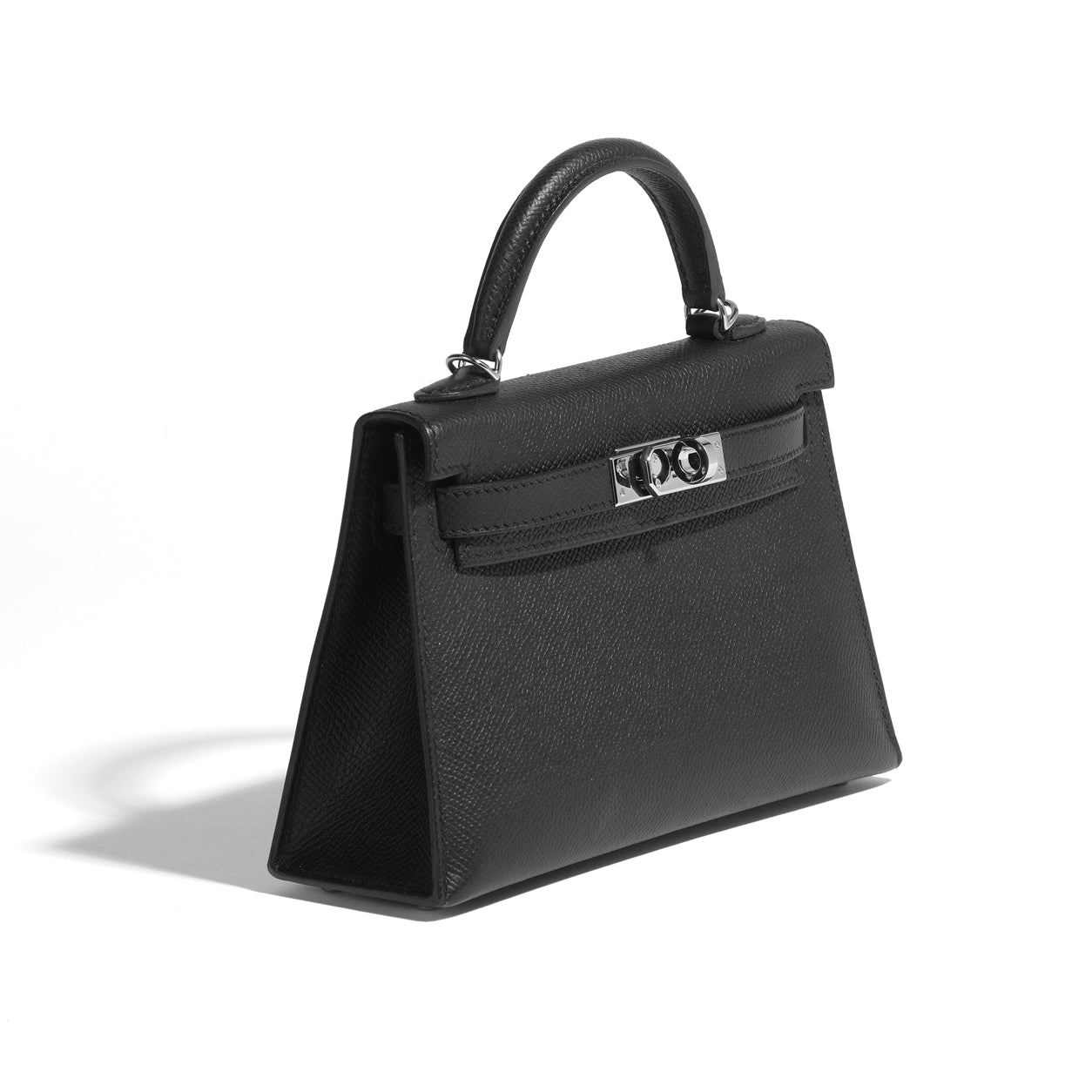 Hermès Kelly 20cm Black Epsom PHW