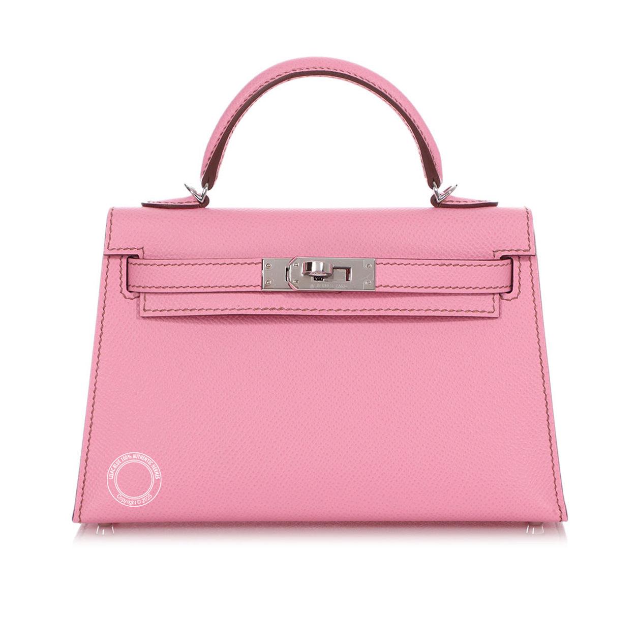 Hermès Kelly 20cm Bubblegum Pink Epsom PHW