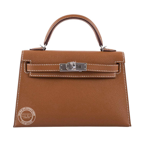 Hermès Kelly 20cm Gold Epsom PHW