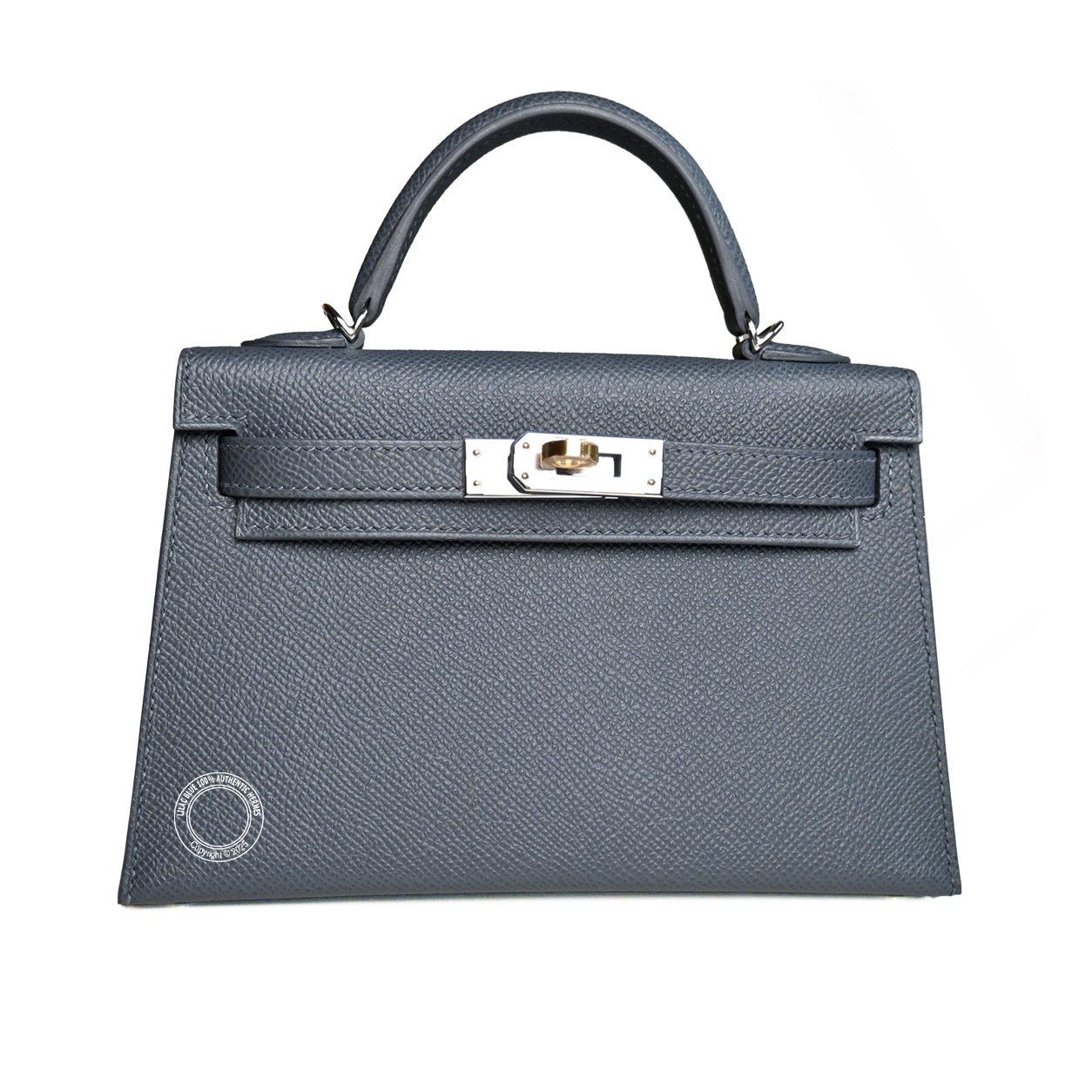 Hermès Kelly 20cm Ardoise Epsom EHW