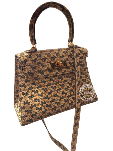 Hermès Kelly 20cm Zebra Box GHW - Vintage