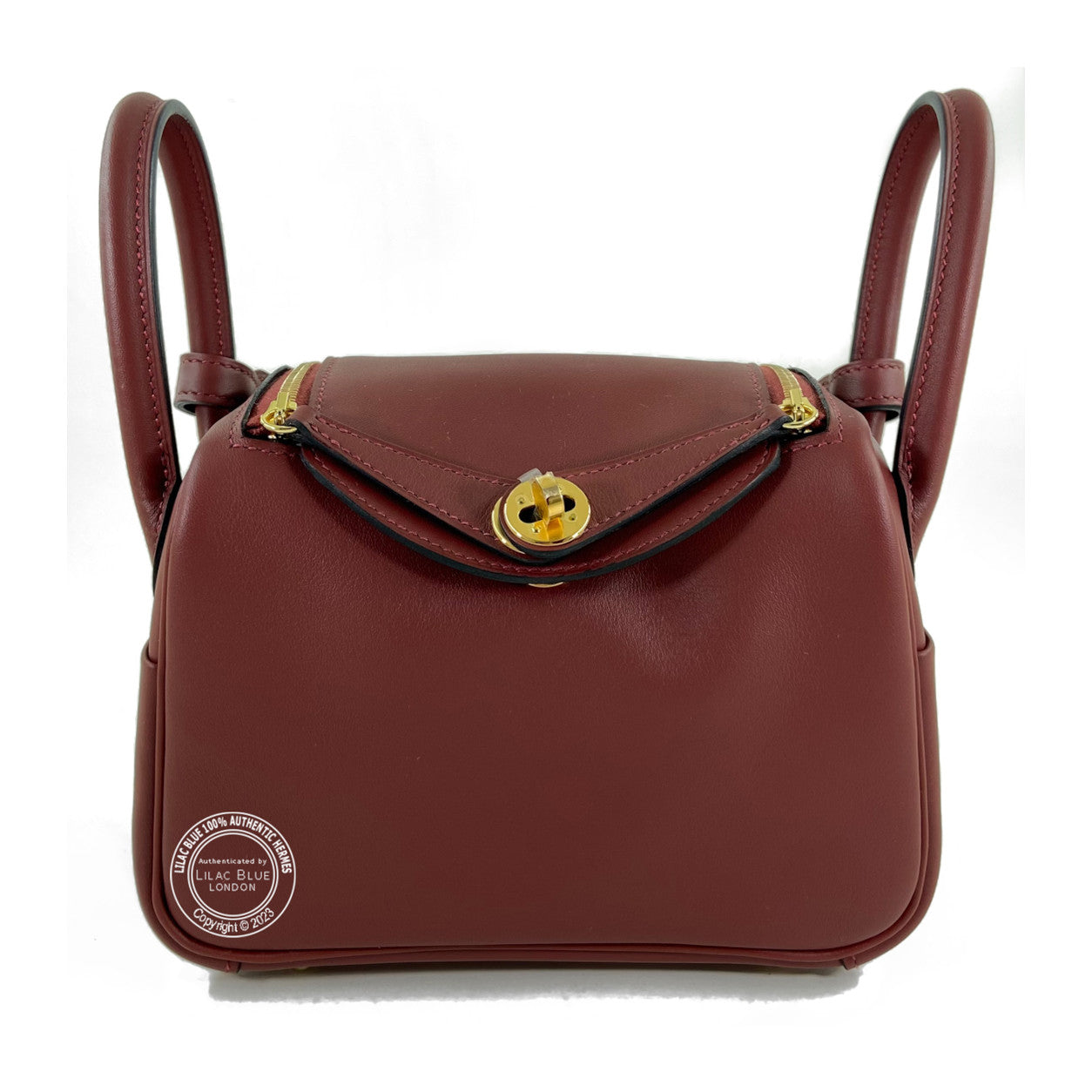 Hermès Lindy 20cm Rouge H Swift GHW