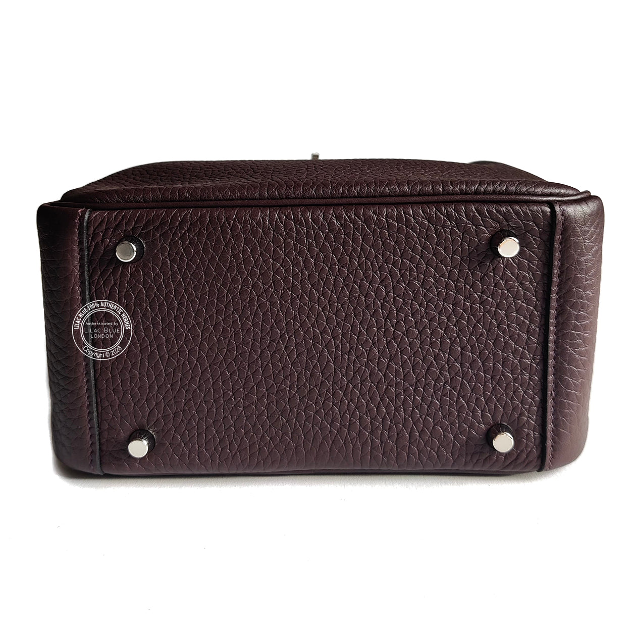 Hermès Lindy 20cm Rouge Sellier Clemence PHW