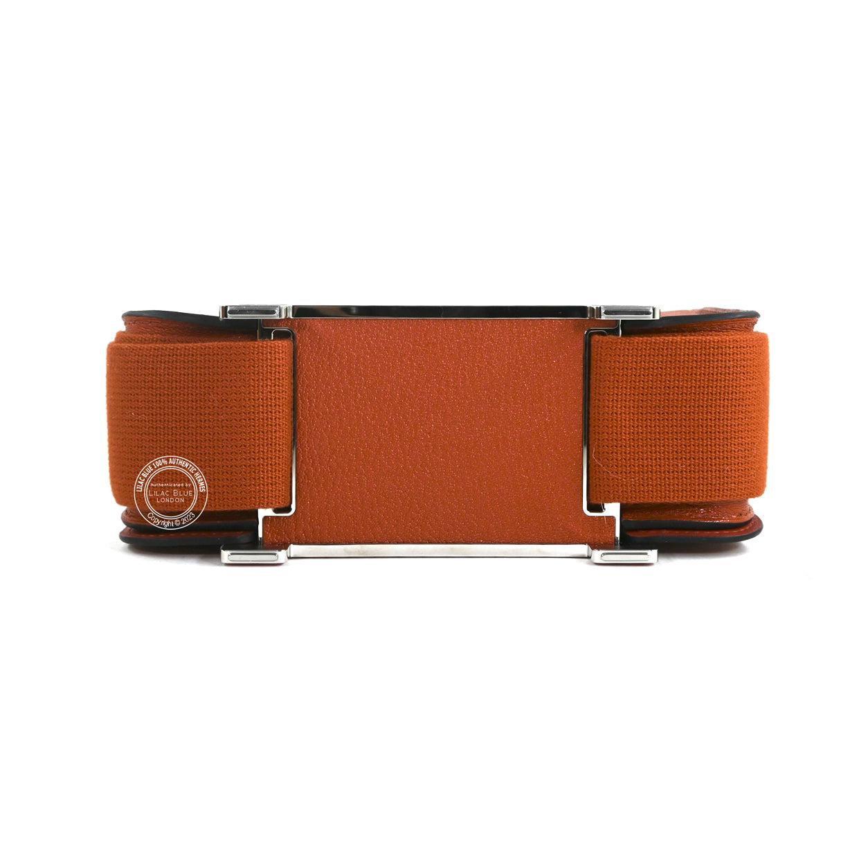 Hermès Geta 21cm Cuivre/Rose Texas Chevre PHW