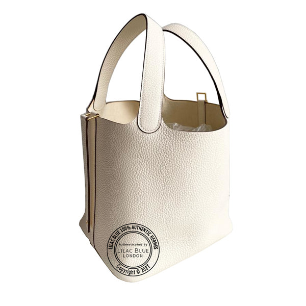 Hermès Picotin 22cm Nata Clemence GHW