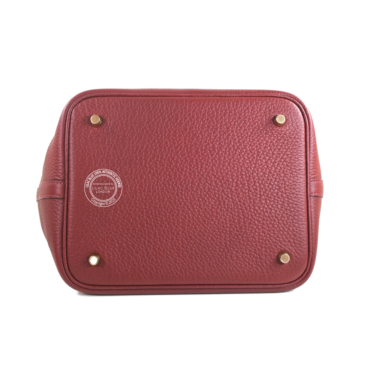 Hermès Picotin 22cm Rouge H Clemence GHW