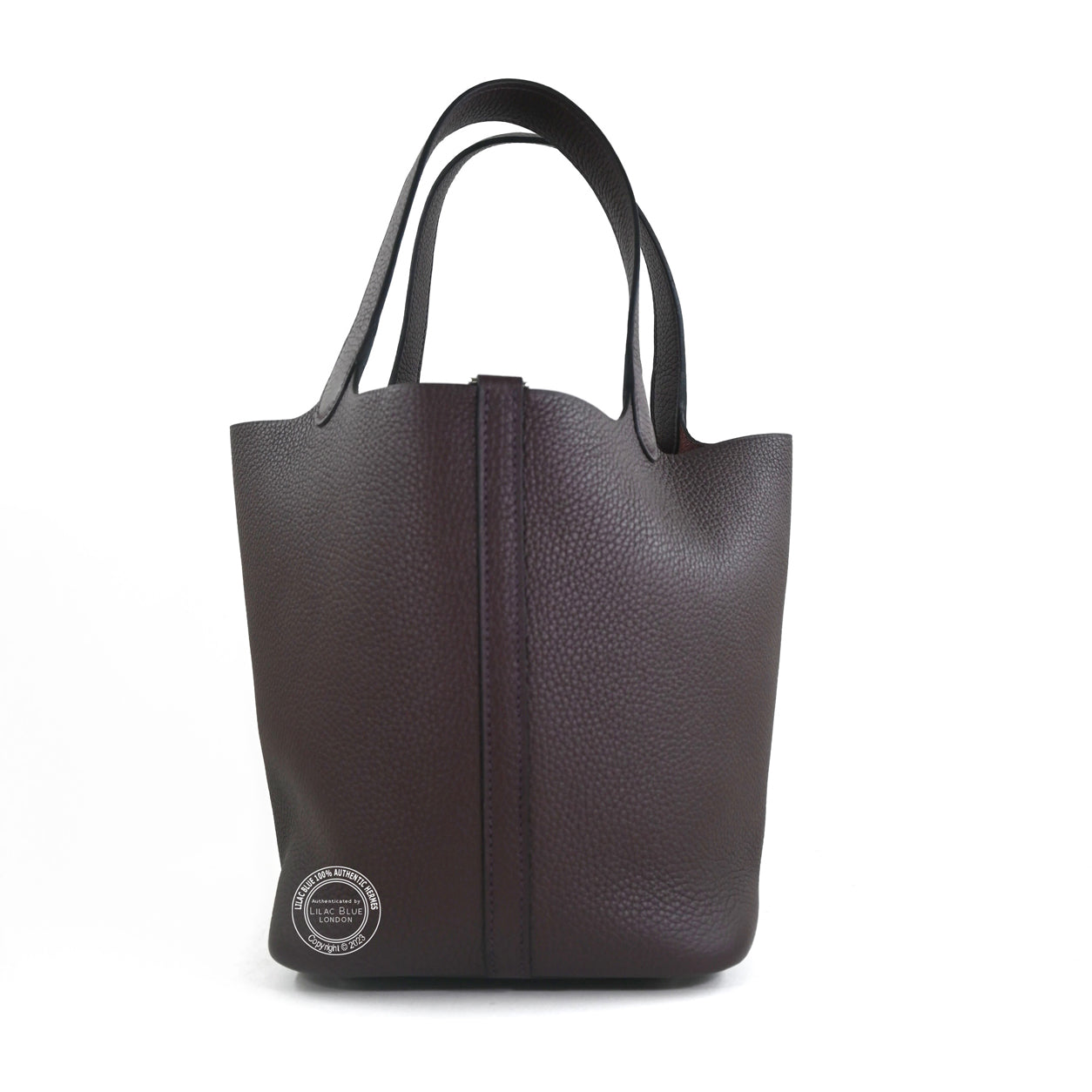 Hermès Picotin 22cm Rouge Sellier Clemence PHW