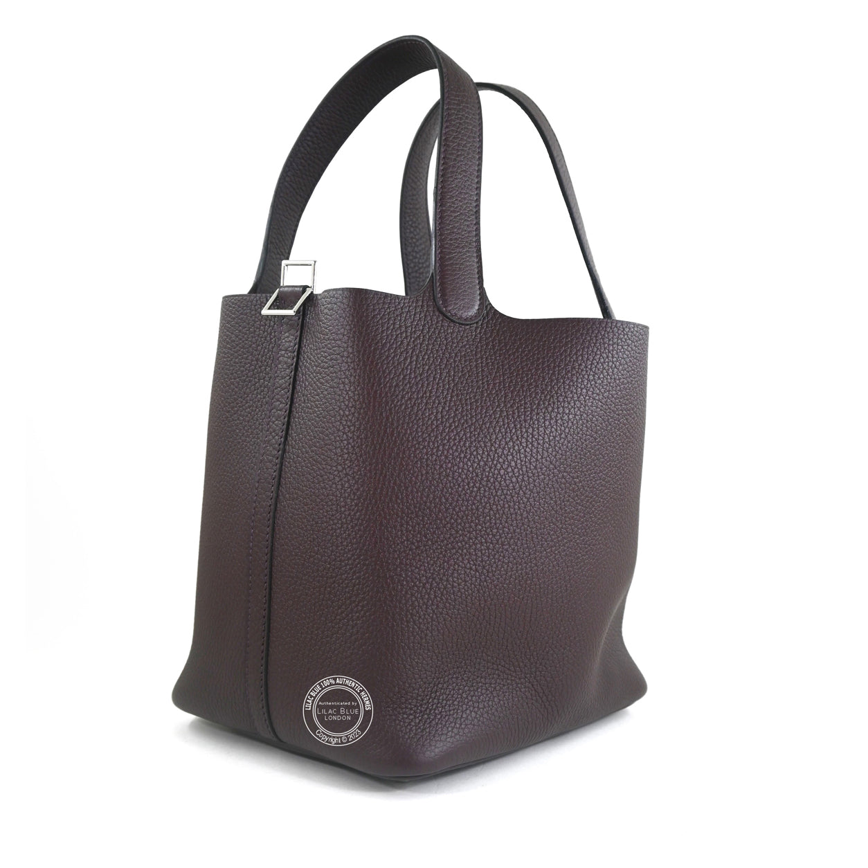 Hermès Picotin 22cm Rouge Sellier Clemence PHW